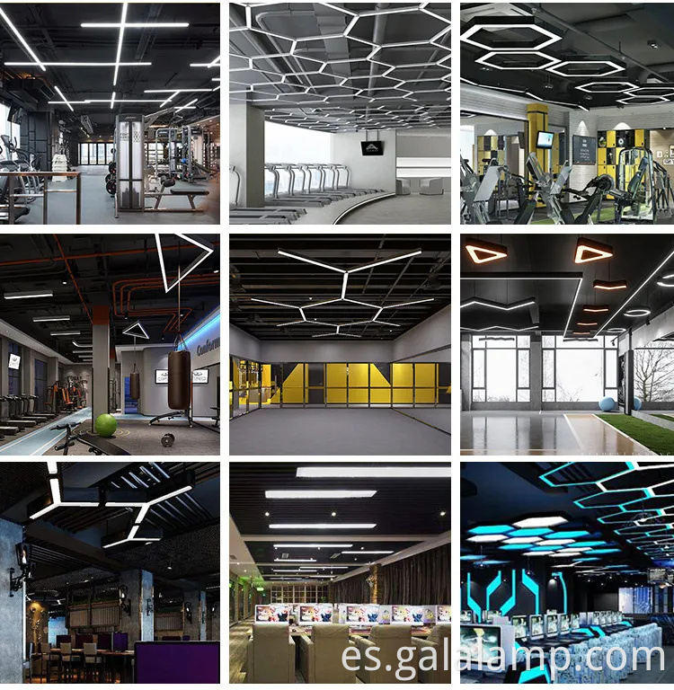 Elegante candelabro LED en blanco y negro para espacios modernos